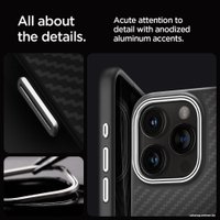 Чехол для телефона Spigen Enzo Aramid для iPhone 15 Pro ACS07045 (черный)
