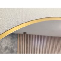 Зеркало с подсветкой  EMZE 70 LED.UV.70.70.AUR (золотой с УФ-окантовкой и подсветкой)
