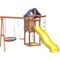 Игровой комплекс National Tree Company Качели лодочка и гнездо Свиби IgroWoods ДП-8