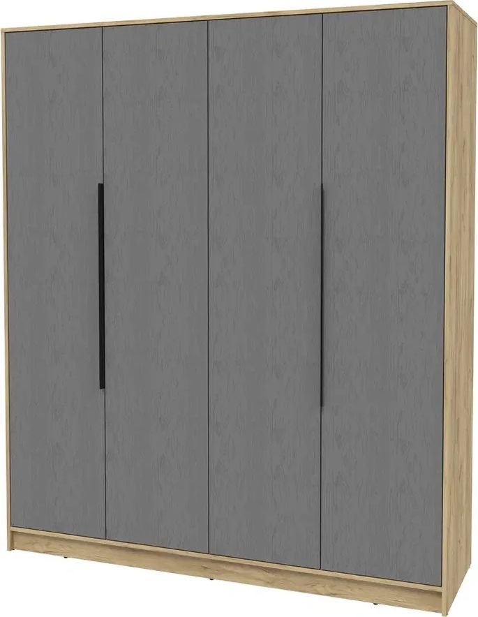 

Шкаф распашной Интерлиния Концепт КТ-Ш4 Глосс (дуб золотой/дуб серый)