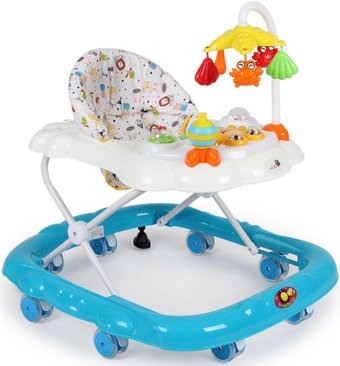 Ходунки Alis Цветок 8 (белый/голубой)