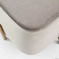 Пуфик Halmar Corno New серый/золотой