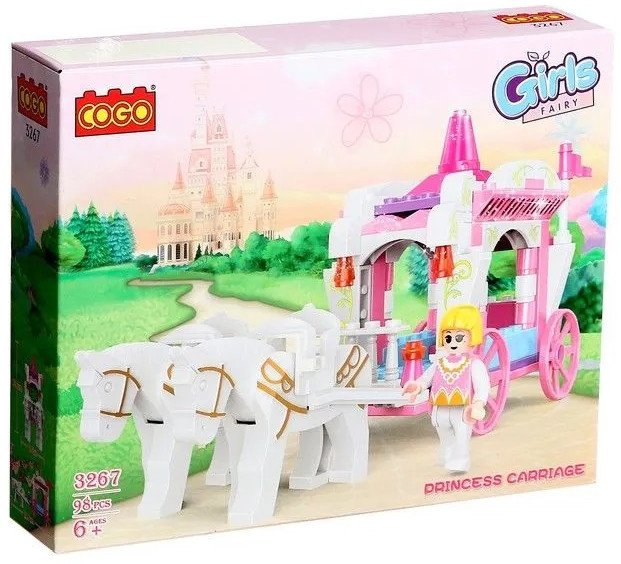 

Конструктор Cogo Девчонки: королевская карета 3267