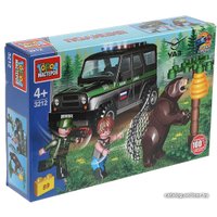 Конструктор Город мастеров SB-3212 UAZ Hunter: Лесная полиция