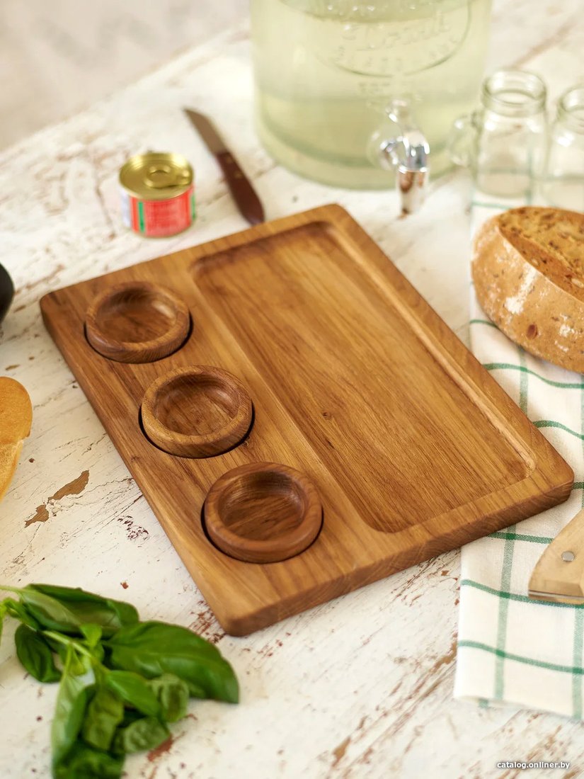Менажница Richwood oakplate-1/natural