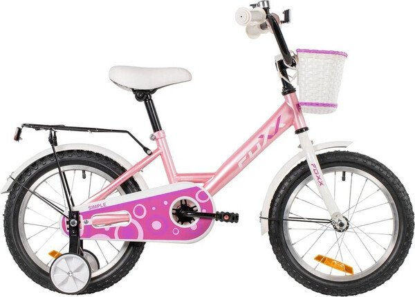 

Детский велосипед Foxx Simple 14 2025 144SIMPLE.PK6 (розовый)