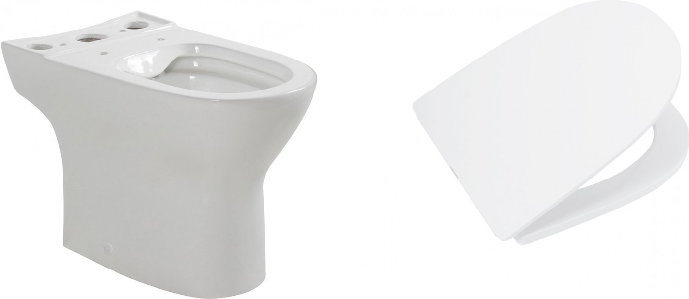 

Унитаз напольный BelBagno BB045CPR/SC (без бачка)