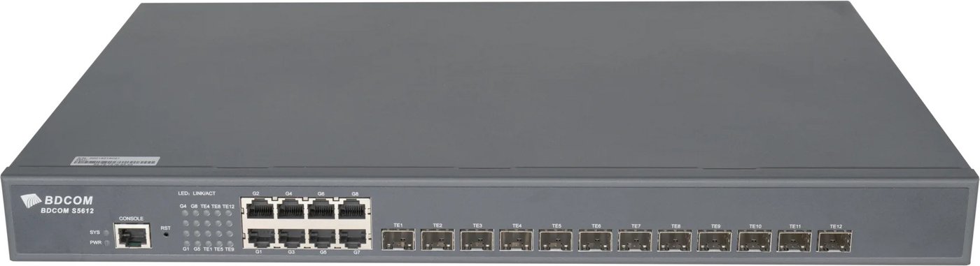 

Управляемый коммутатор 3-го уровня BDCOM S5612-2AC