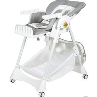 Высокий стульчик ForKiddy Podium Toys 0+(светло-серый, дуга обезъяна)