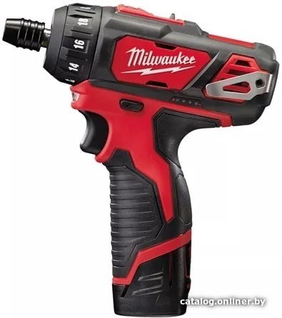 Винтоверт Milwaukee M12 BD-202C 4933441900 (с 2-мя АКБ, кейс)
