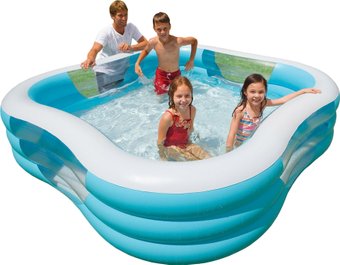 Надувной бассейн Intex Swim Center 229х56 (бирюзовый) [57495]