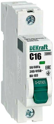 Выключатель автоматический DEKraft 12273DEK