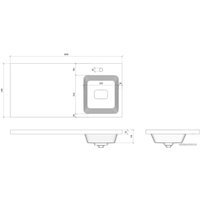 Умывальник Madera Kamilla 100 R