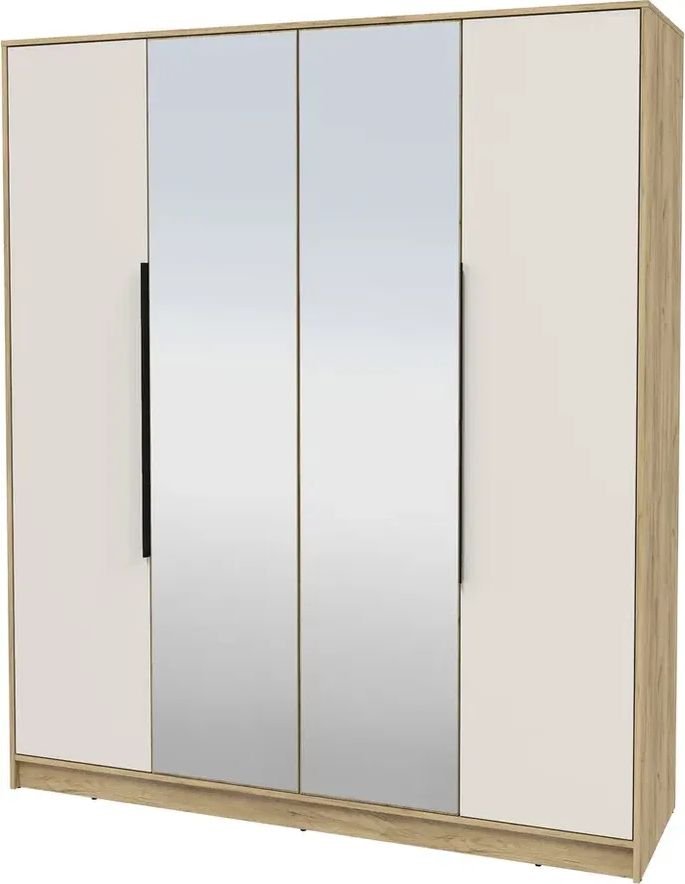 

Шкаф распашной Интерлиния Концепт КТ-Ш4з Глосс (дуб золотой/кашемир)