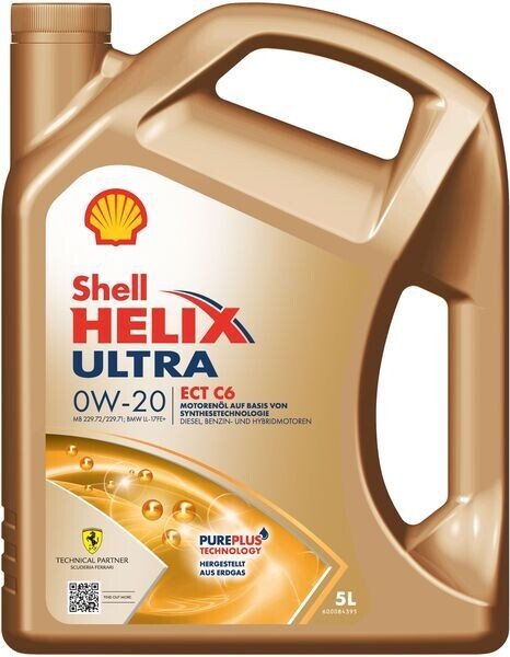 

Моторное масло Shell Helix Ultra ECT C6 0W-20 5л