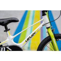 Детский велосипед Lenjoy Sports Shadow 16 (белый/желтый)