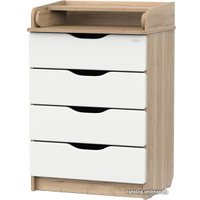 Детский комод Атон Мебель Сириус 604 Wood (дуб галифакс)
