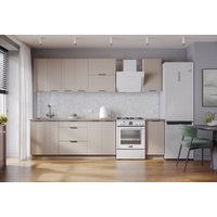 Готовая кухня Mio Tesoro Софти-220 без столешницы (белый/кашемир)