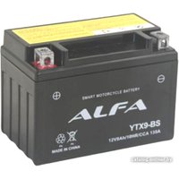 Мотоциклетный аккумулятор ALFA YTX9-BS (9 А·ч)