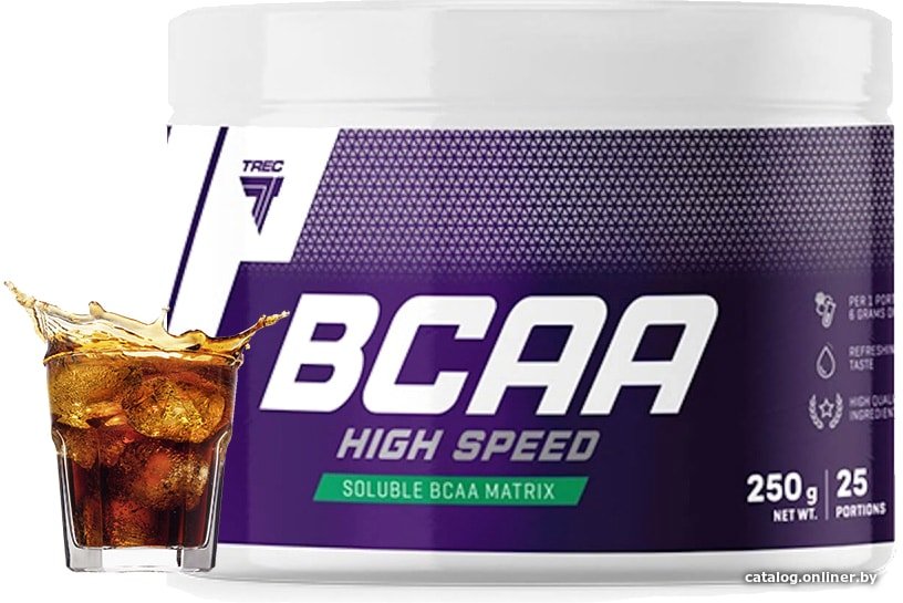 BCAA Trec Nutrition BCAA High Speed (кола, 250 г)