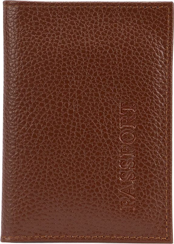 

Обложка для паспорта Poshete 604-118M-GNG (рыжий)