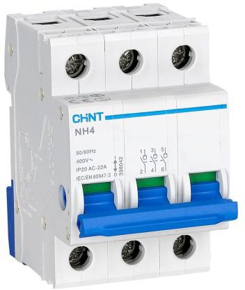 Выключатель автоматический Chint NH4-125 3P 63A 398044