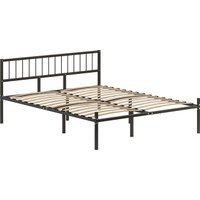 Кровать Домаклево Металика В3 180x190 (черный)