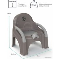 Детский горшок Amarobaby Baby chair AB221105BCh/11 (серый)