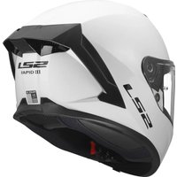 Мотошлем LS2 FF820 Rapid III Solid (S, белый глянцевый)