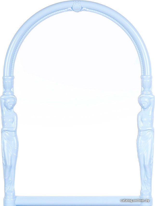 Berossi Зеркало 43x58 АС 16008000 (голубой)