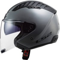 Мотошлем LS2 OF600 Copter 2 (M, серый матовый)