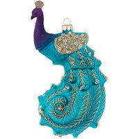 Елочная игрушка Inge's Christmas Figural Glass Ornaments Павлин 64704H600_2 в Бобруйске