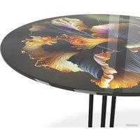 Журнальный столик Sheffilton SHT-CT55/H43 (ночной цветок/черный муар)