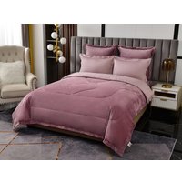 Семейный комплект постельного белья Sofi De MarkO Энрике 7Е Кт-7Е-Эн1м (лиловый)