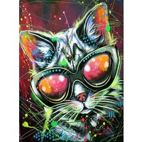 Картина по номерам Молли Стильный кот 40x50 FHR0582 в Борисове