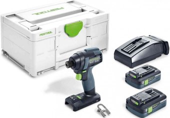 Винтоверт Festool TID 18 HPC 4.0 I-Plus 576482 (с 2-мя АКБ, кейс)