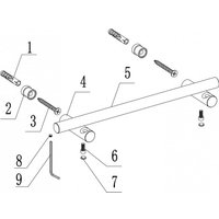 Держатель для полотенца Abber Osten 316 AA1853BGG (брашированная оружейная сталь)
