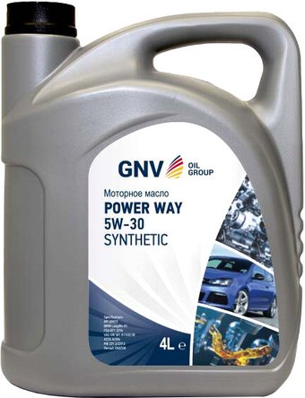 Моторное масло GNV Power Way 5W-30 4л