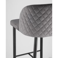 Стул Stool Group Оскар велюр барный (серый)