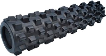 Массажный ролик-валик RumbleRoller Midsize (черный)