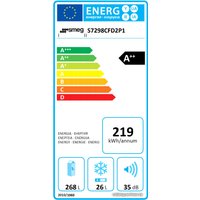 Однокамерный холодильник Smeg S7298CFD2P1