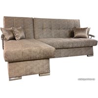 Угловой диван Асмана Марсель правый (хром/PG-2)