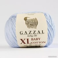 Пряжа для вязания Gazzal Baby Cotton XL 3429 50 г 105 м (нежно-голубой)