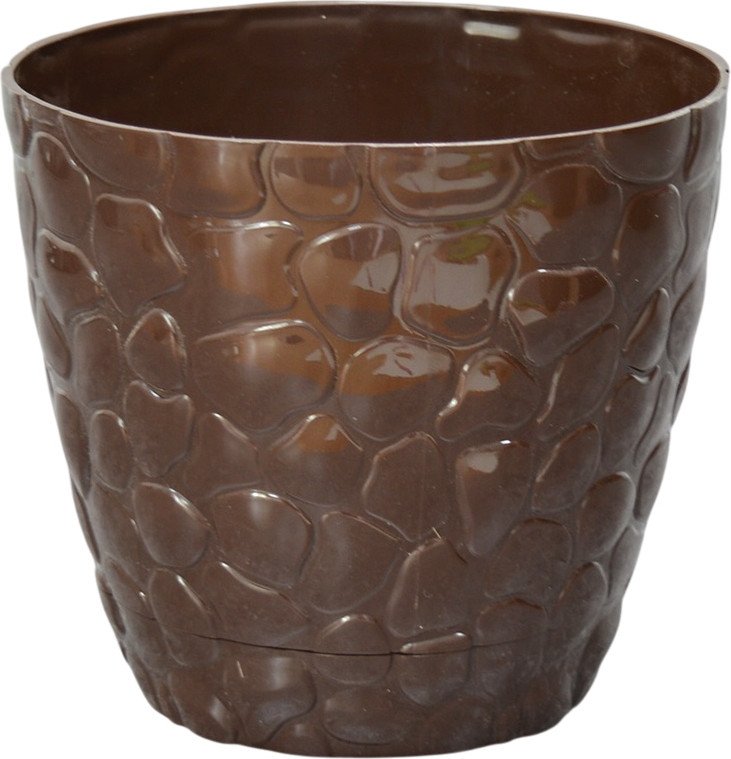 

Кашпо Русспласт Камешки № 4 РП-2114 (шоколадный)