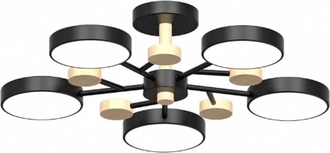 

Припотолочная люстра LED4U L3204-620 BK