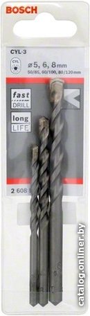 Набор сверл Bosch 2608597709 (3 предмета)