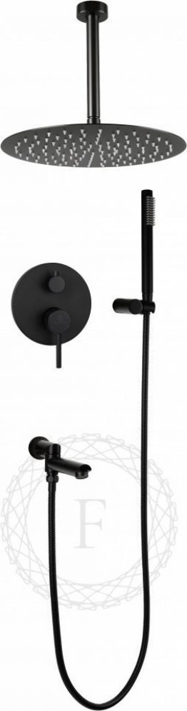 Душевая система  Filarete Roun FL1022 (черный матовый)