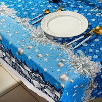 Скатерть Текстильный городок Полночь ТХбК29118-2/150 (120x150, синий)