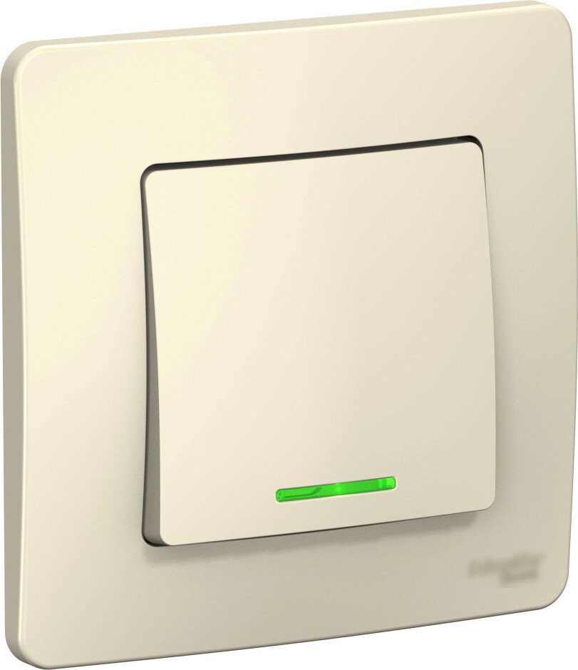 

Выключатель Systeme Electric Blanca BLNVS010112 (молочный)