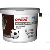 Эмаль Ореол Акриловая полуматовая для пола 2.3 кг (венге)